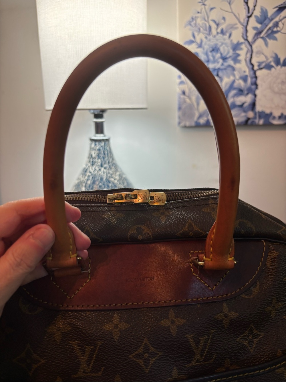 Authentic Louis Vuitton Monogram Deauville Satchel-GUC - Picture 9 of 16